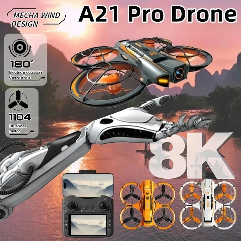 Drone Multispectral - Drone Original A21 Pro 4K Professionnel