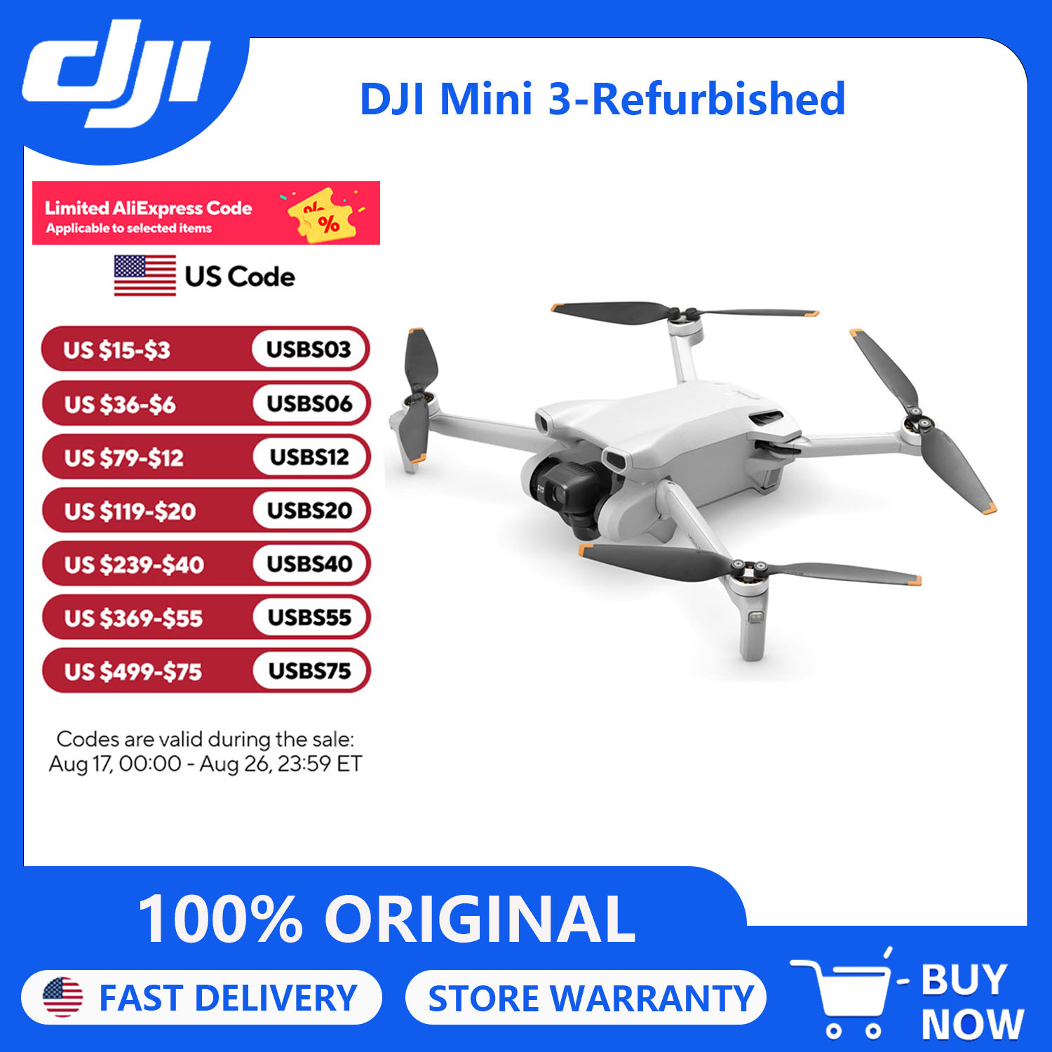 Drone Video Production - Reconditionnement des drones DJI Mini 3