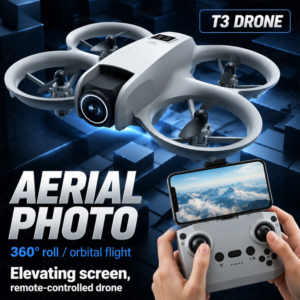 Drone Video Production - NOUVEAU Drone T3 Mini 8K avec