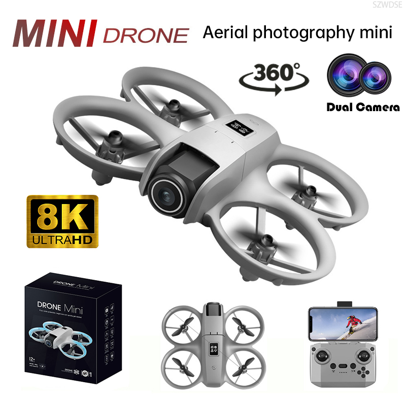 Drone Video Production - Mini Drone Professionnel avec Caméra 8K,