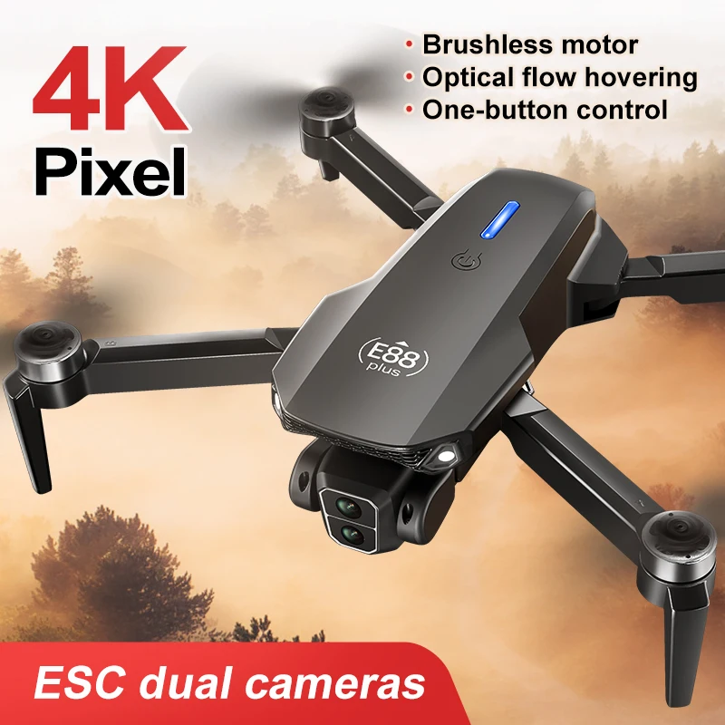 Nouveau drone quadrirotor E88  - Drone Cinematic avis et prix