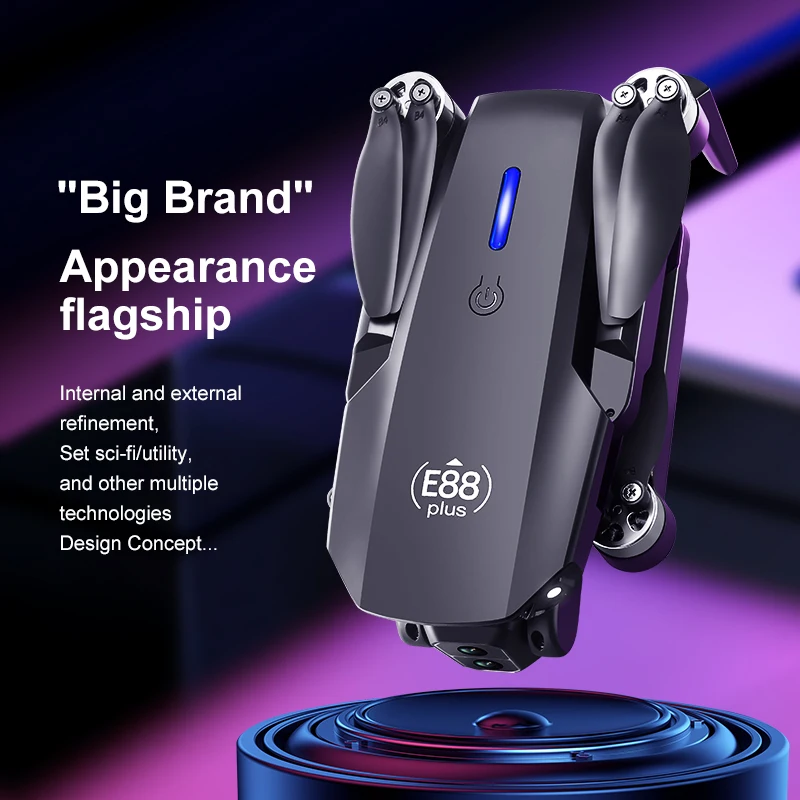 Nouveau drone quadrirotor E88  - Drone Cinematic avis et prix