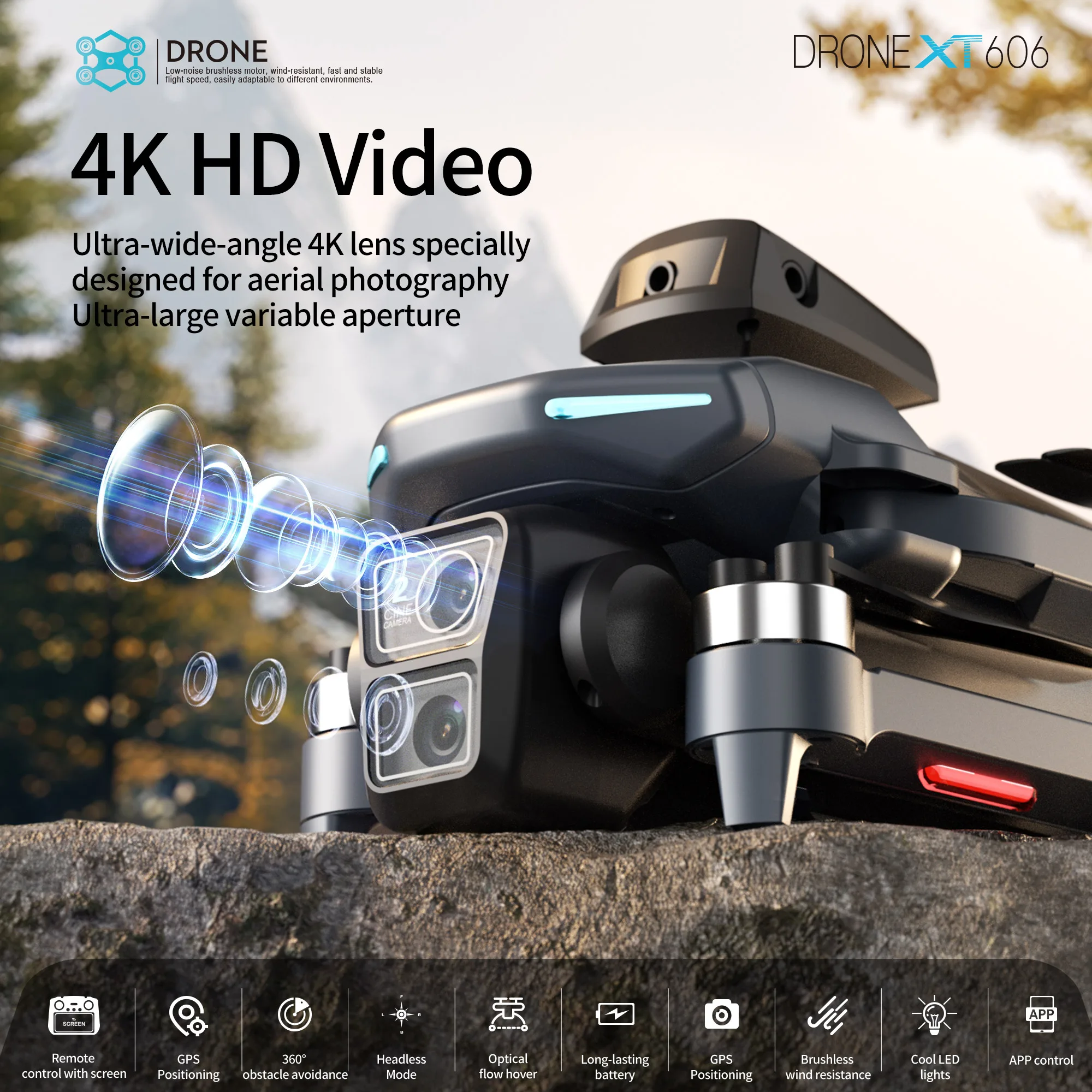 Drone GPS Original XT606 MAX 4 - Drone Surveying avis et prix