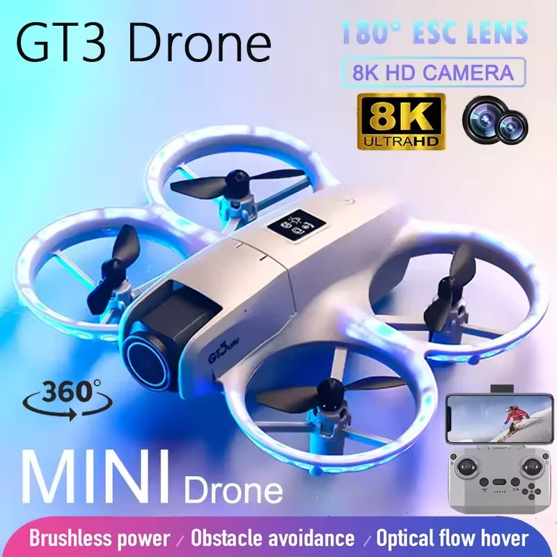 Nouveau Mini Drone GT3 8K HD d - Drone Thermal Imaging avis et prix