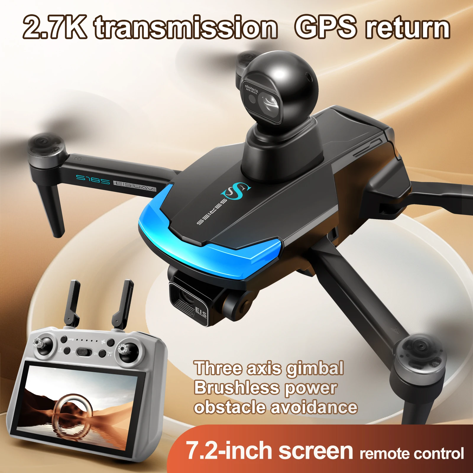 Drone professionnel S185 2.7K  - Drone Multispectral avis et prix