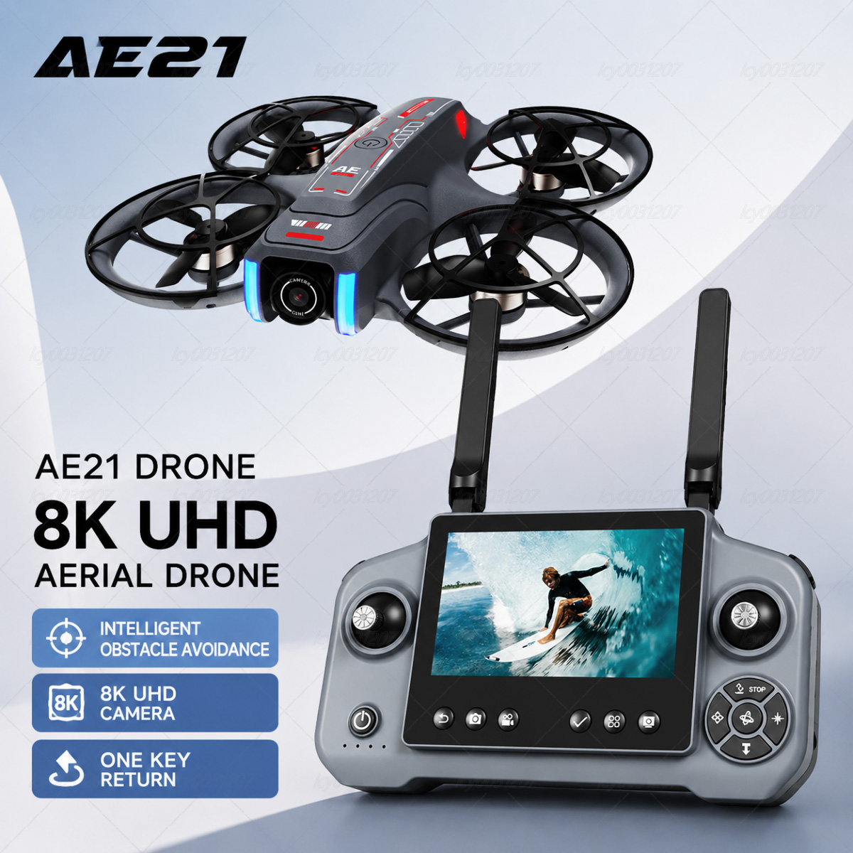 Nouveau drone FPV AE21 Mini 8K - Drone Multispectral avis et prix