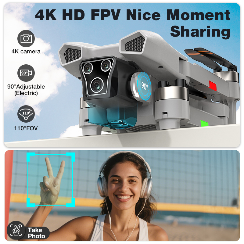 NOUVEAU Drone L017 Pro Brushle - Drone Cinematic avis et prix
