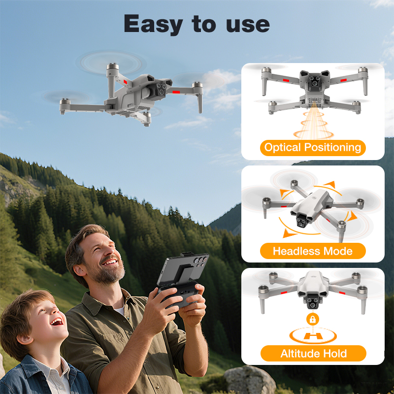 NOUVEAU Drone L017 Pro Brushle - Drone Cinematic avis et prix